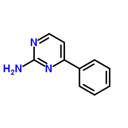 2-氨基-4-苯基嘧啶结构式