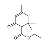 ethyl 4,6,6-trimethyl-2-oxocyclohex-3-ene-1-carboxylate结构式