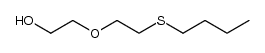2-(2-(butylthio)ethoxy)ethanol结构式