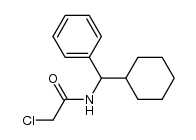 N-(cyclohexylphenylmethyl)-2-chloroacetamide Structure