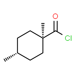 Cyclohexanecarbonyl chloride, 1,4-dimethyl-, cis- (8CI) Structure