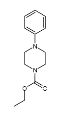 4-phenyl-piperazine-1-carboxylic acid ethyl ester Structure