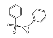 E-1,2-epoxy-1-phenyl-2-phenylsulfonylethane结构式