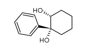 rel-(1R*)-1-Phenyl-1α*,2β*-cyclohexanediol结构式