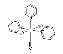 tricarbonyltrispyridinechromium(0)结构式