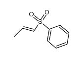(E)-1-(Phenylsulfonyl)-1-propene结构式
