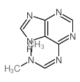 Methanimidamide,N,N-dimethyl-N'-9H-purin-6-yl-结构式