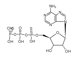 Adenosine 5′-O-1-thiotriphosphate结构式