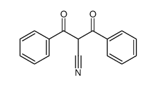 2-cyano-1,3-diphenyl-1,3-propanedione Structure