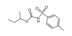 N-Tosylcarbamic acid sec-butyl ester结构式