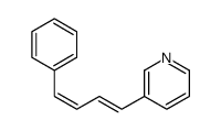 3-(4-phenylbuta-1,3-dienyl)pyridine结构式