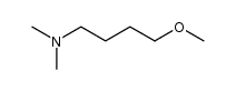 dimethylamino-1 methoxy-4 butane结构式