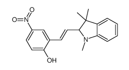 4-nitro-2-[2-(1,3,3-trimethyl-2H-indol-2-yl)ethenyl]phenol Structure