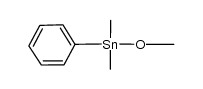 methoxydimethyl(phenyl)stannane Structure