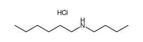 butyl-hexyl-amine, hydrochloride Structure