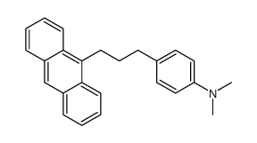 4-(3-anthracen-9-ylpropyl)-N,N-dimethylaniline Structure