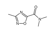 3-methyl-[1,2,4]oxadiazole-5-carboxylic acid dimethylamide Structure