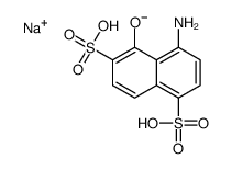 sodium hydrogen 4-amino-5-hydroxynaphthalene-1,6-disulphonate picture
