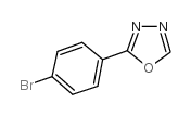 2-(4-溴苯基)-1,3,4-噁二唑结构式
