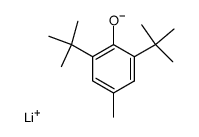 lithium 2,6-di-tert-butyl-4-methylphenoxide Structure