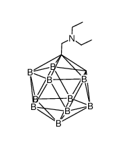 1-diethylaminomethyl-o-carborane Structure