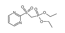 diethyl (pyrimidin-2-ylsulfonyl)methylphosphonate Structure