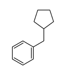 Benzene,(cyclopentylmethyl)-结构式