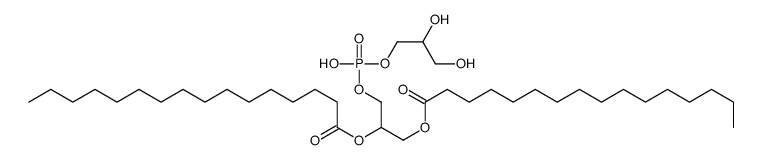 1,2-Dipalmitoyl-rac-glycero-3-PG Structure