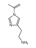 2-(1-prop-1-en-2-ylimidazol-4-yl)ethanamine Structure