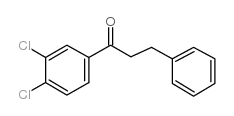 1-(3,4-dichlorophenyl)-3-phenylpropan-1-one结构式