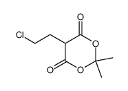 5-(2-chloroethyl) Meldrum's acid Structure