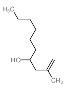 1-Decen-4-ol,2-methyl-结构式