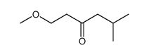 1-methoxy-5-methyl-hexan-3-one Structure
