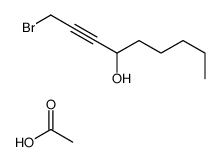 acetic acid,1-bromonon-2-yn-4-ol Structure