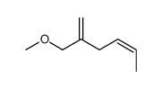 2-(methoxymethyl)hexa-1,4-diene Structure