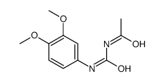 N-[(3,4-dimethoxyphenyl)carbamoyl]acetamide结构式