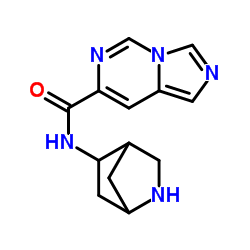 Imidazo[1,5-c]pyrimidine-7-carboxamide, N-2-azabicyclo[2.2.1]hept-5-yl- (9CI) Structure