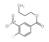 4-氯-3-硝基苯甲酸-n-丁酯结构式