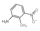 2-甲基-3-硝基苯胺结构式