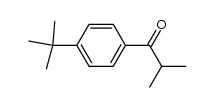 1-(4-tert-butyl-phenyl)-2-methylpropan-1-one结构式
