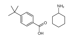 4-tert-butylbenzoic acid,cyclohexanamine结构式