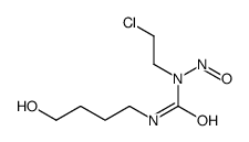 1-(2-chloroethyl)-3-(4-hydroxybutyl)-1-nitrosourea结构式