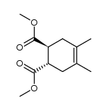 dimethyl trans-1,2-dimethylcyclohexene-4,5-dicarboxylate结构式