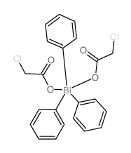 2-chloroacetic acid; triphenylbismuthane Structure