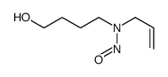 4-hydroxybutyl-(2-propenyl)nitrosamine结构式