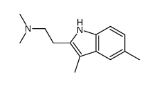2-(3,5-dimethyl-1H-indol-2-yl)-N,N-dimethylethanamine Structure