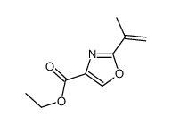 ethyl 2-prop-1-en-2-yl-1,3-oxazole-4-carboxylate Structure
