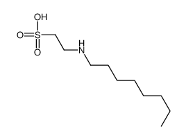 2-(octylamino)ethanesulfonic acid Structure