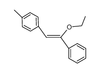 1-Ethoxy-1-phenyl-2-(p-tolyl)-ethen结构式