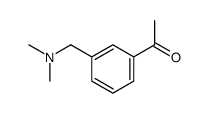 1-[3-[(dimethylamino)methyl]phenyl]ethanone Structure